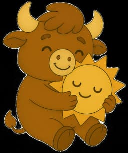 Buffalo with Sun